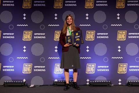 Winner UK Young Scientist Quantum Karate Alice Morrish Big Bang Competition 01