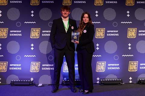 Winner Senior Technology Siemens Harry Hannam Sophie Cradock Big Bang Comp 25 01
